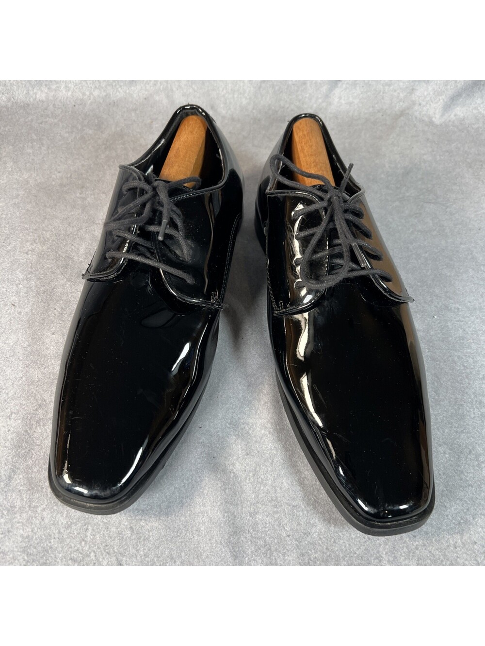 Joseph Abboud Shoes Black Patent Leather Mens Sz 10M Wedding Formal Tuxedo Dress